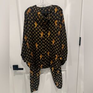 Zara Basic Size Medium Printed Matching Set